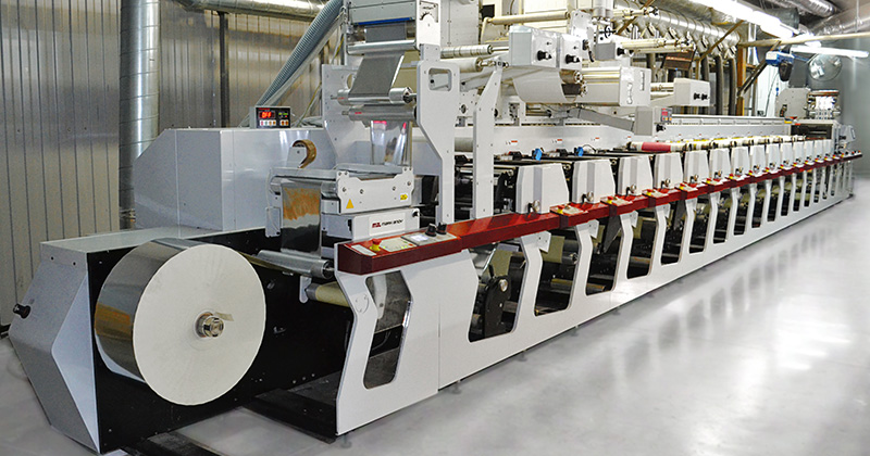 Большая машина для печати самоклеящихся этикеток