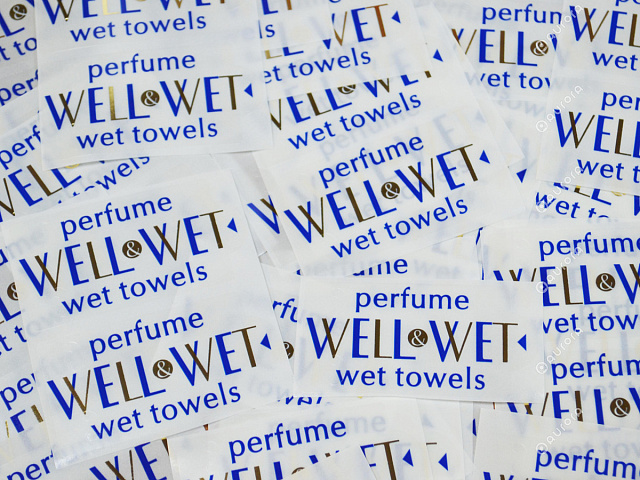 Этикетка Well & Wet